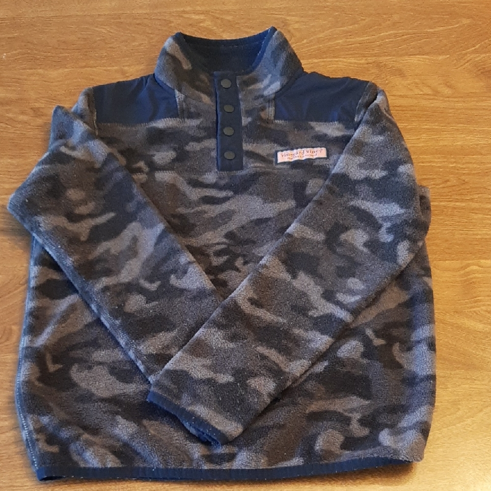 Vineyard Vines Fleece Pullover Boys Size 8-10